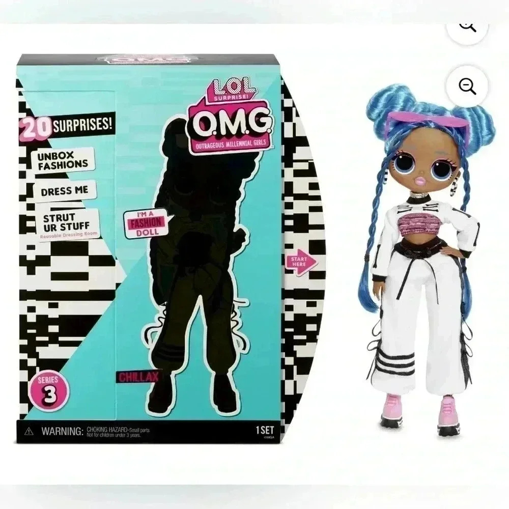 LOL Surprise OMG Chillax Fashion Doll Series 3 with 20 Surprises